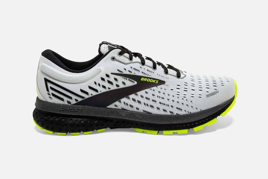 Zapatillas Running Brooks Ghost 13 Hombre Blancas/Negras España GXFV15269